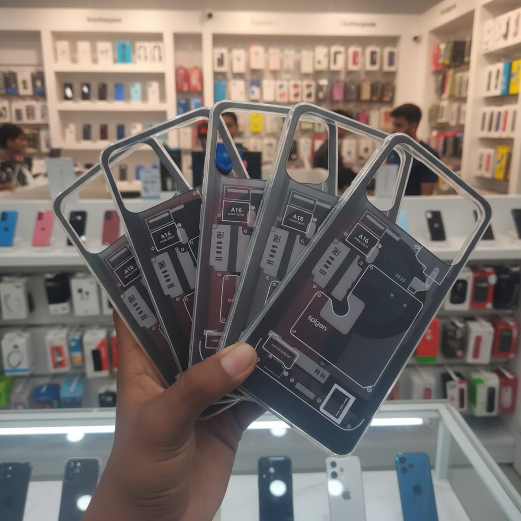 Mechanical Glaze Print Phone Case for POCO C55 Mobile Cover Onezeros.in