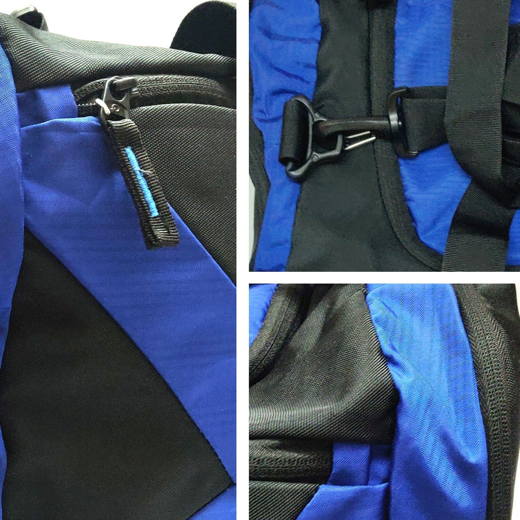 Ansio Luggage bag (Blue with Black) Blue with Black Onezeros.in