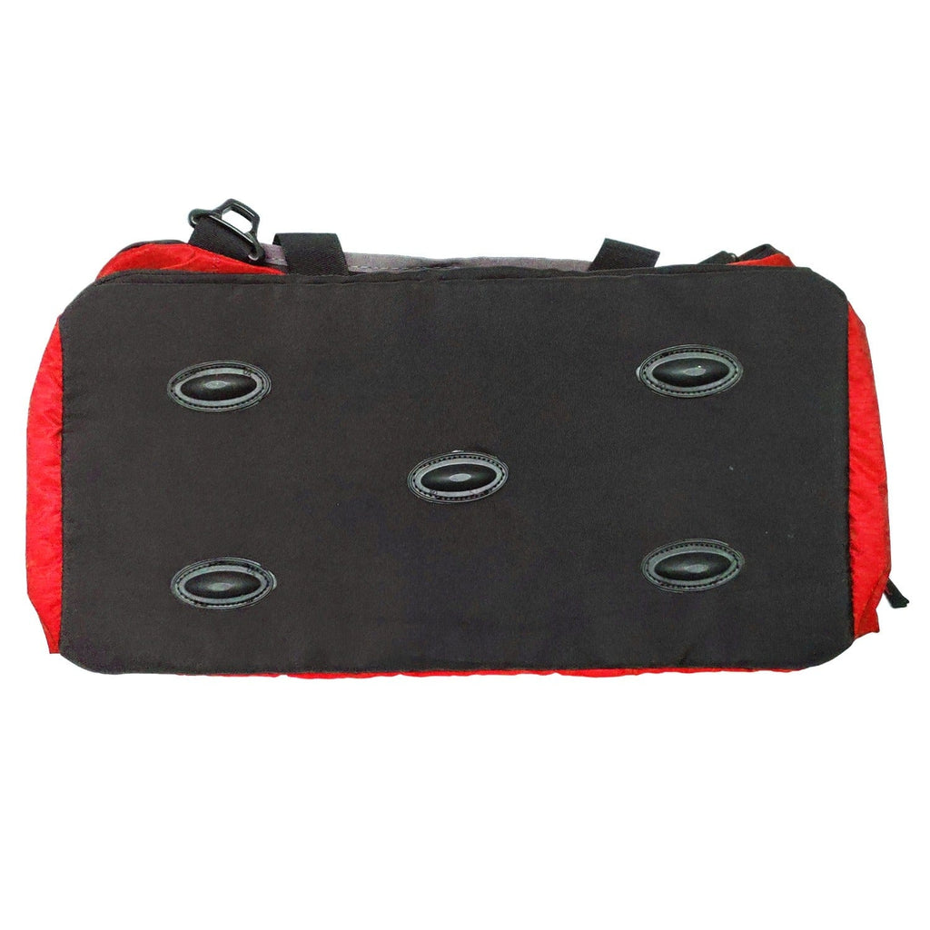 Ansio Luggage bag (Red with Black) Red with Black Onezeros.in