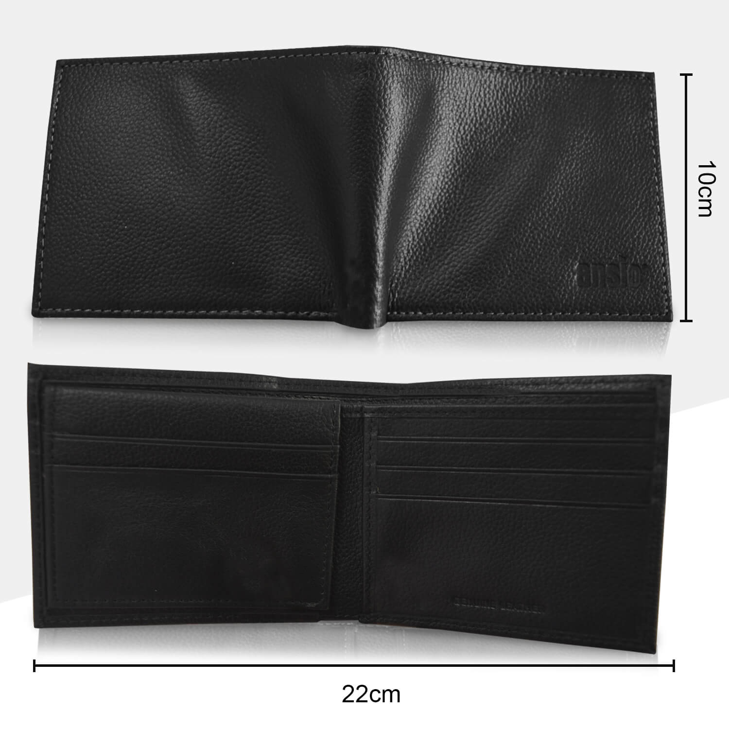 ANSIO Pure Leather Men's wallet Onezeros.in
