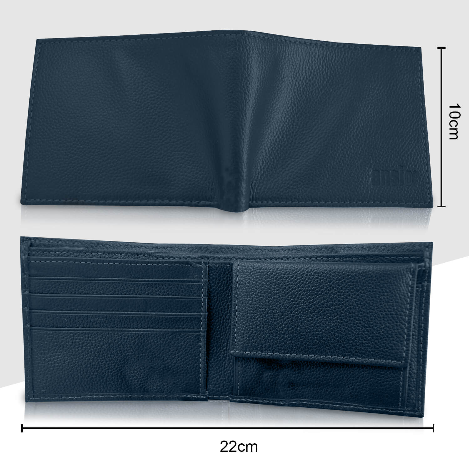 ANSIO Pure Leather Men's wallet Onezeros.in