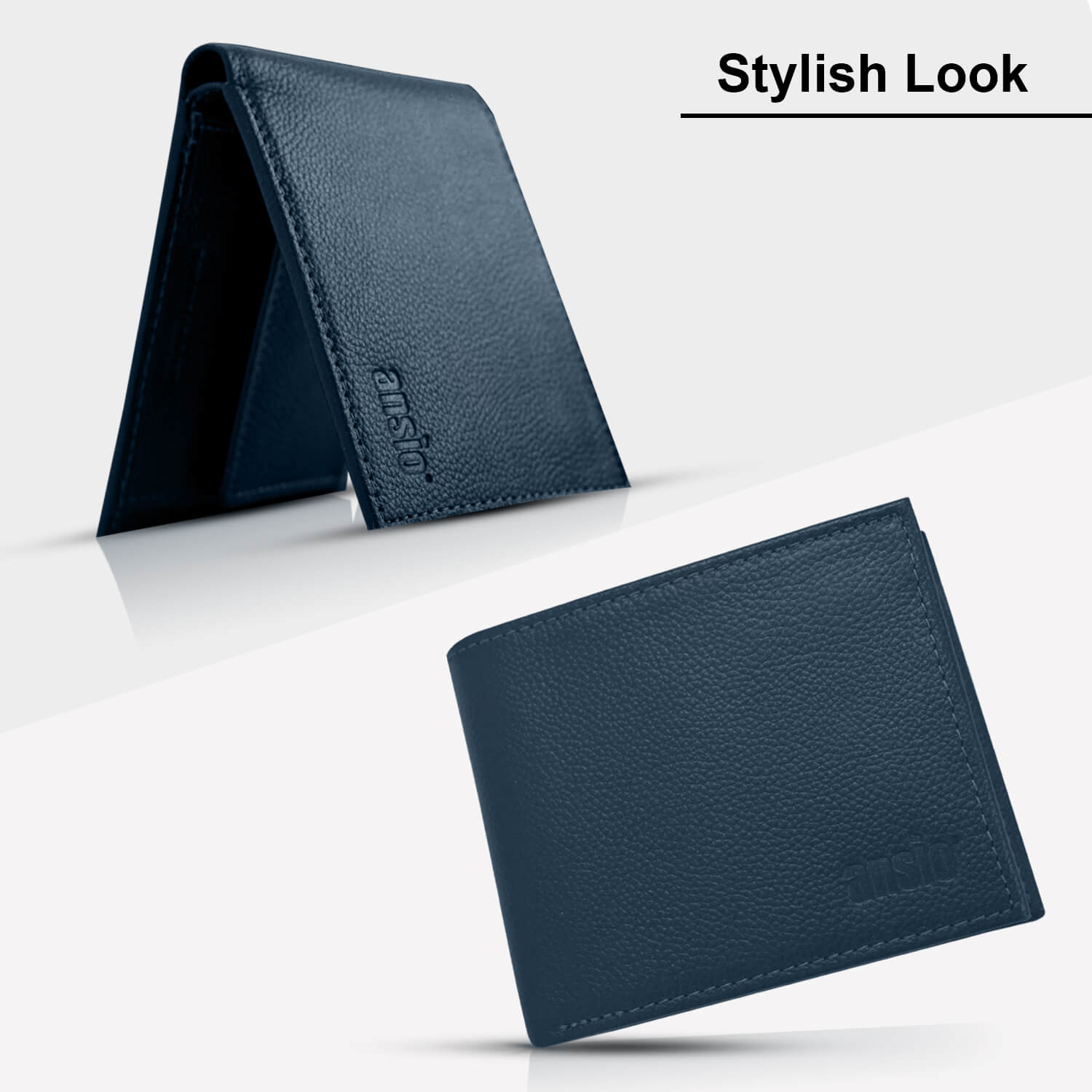 ANSIO Pure Leather Men's wallet Onezeros.in