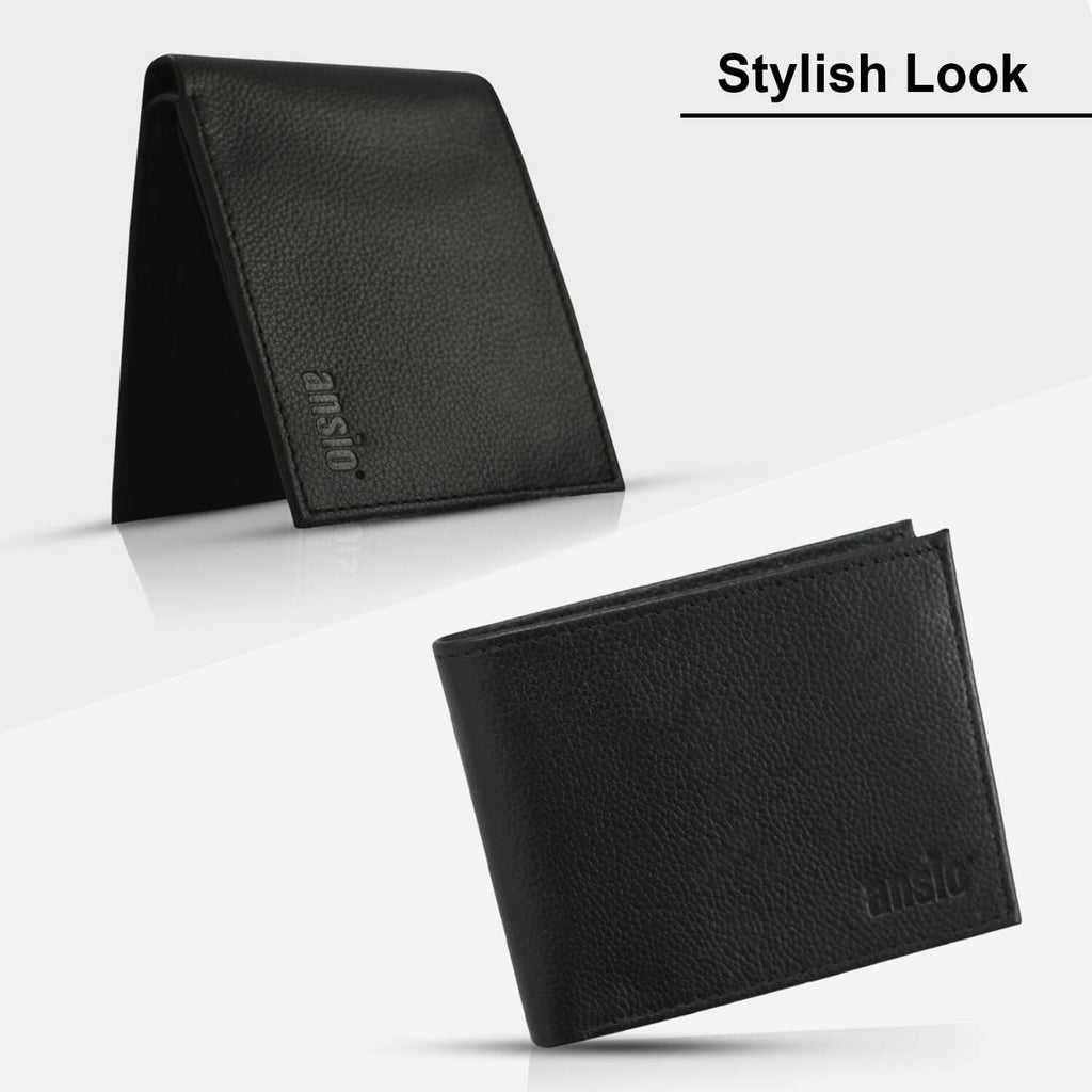 ANSIO Pure Leather Men's wallet Onezeros.in