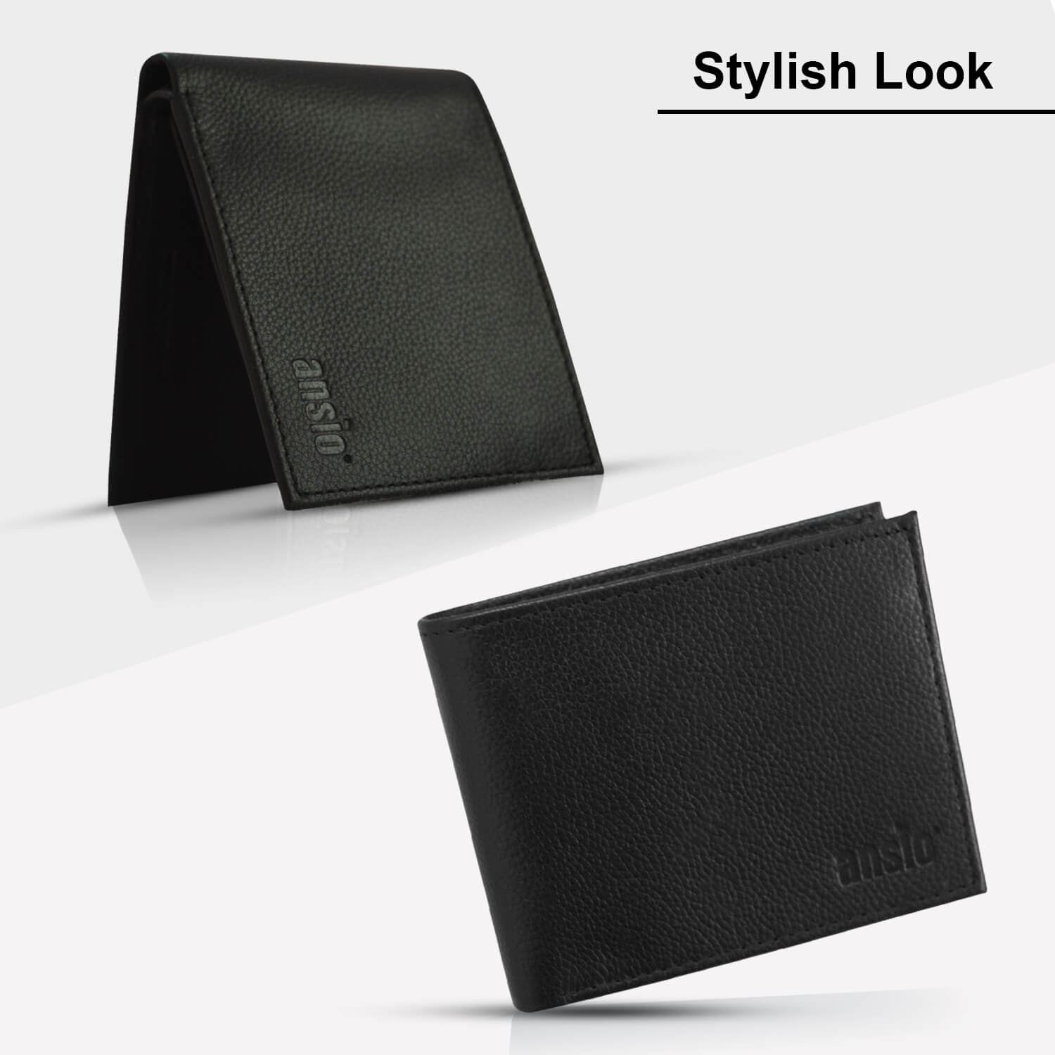 ANSIO Pure Leather Men's wallet Onezeros.in