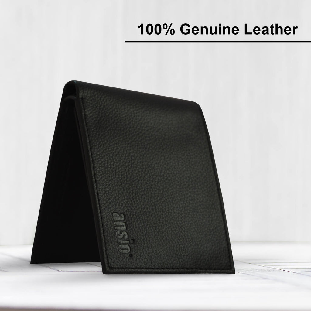 ANSIO Pure Leather Men's wallet Onezeros.in