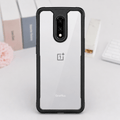 BERLOK Transparent Phone Case For Oneplus 7 Back Cover Black Onezeros.in