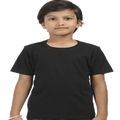 Boys Cotton T-Shirt Black / 0-12M Qikink