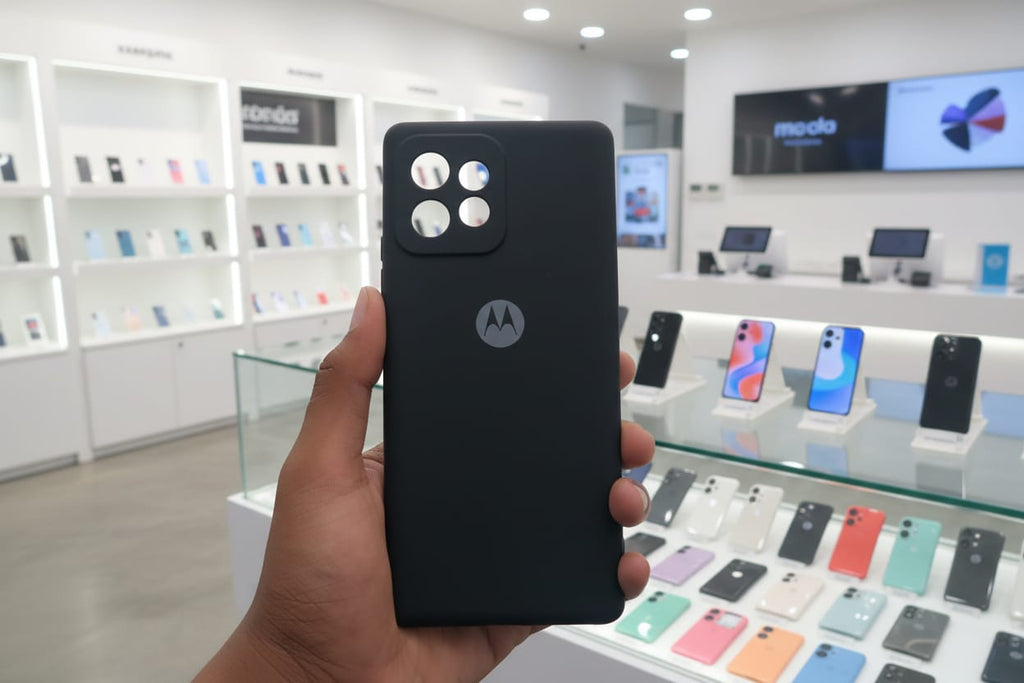 Brand Logo Phone Case For Moto Edge 40 Pro Back Cover Onezeros.in