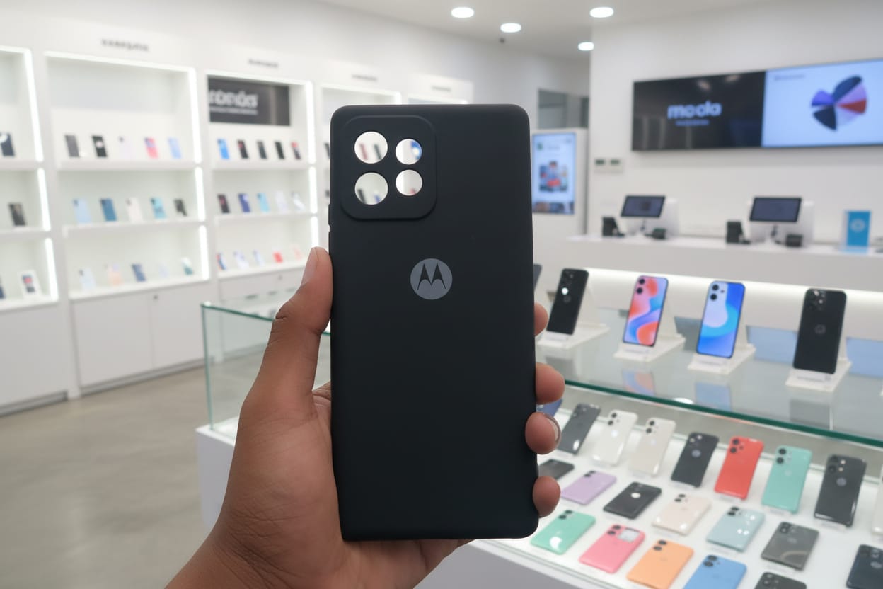 Brand Logo Phone Case For Moto Edge 40 Pro Back Cover Onezeros.in
