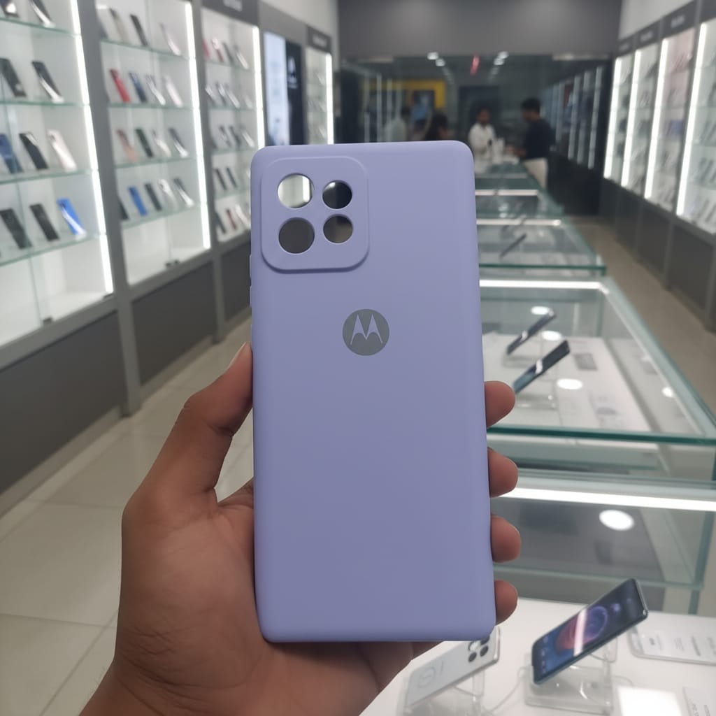 Brand Logo Phone Case For Moto Edge 40 Pro Back Cover Onezeros.in