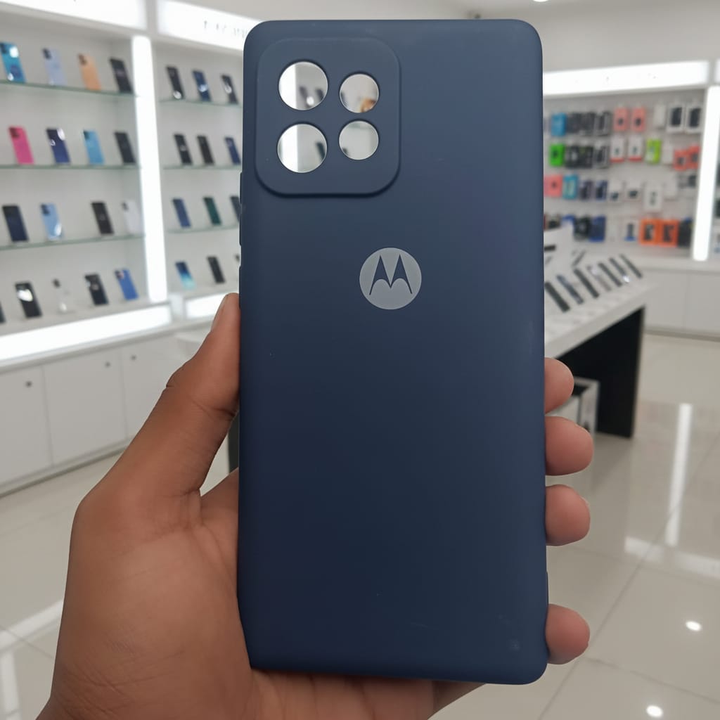 Brand Logo Phone Case For Moto Edge 40 Pro Back Cover Onezeros.in