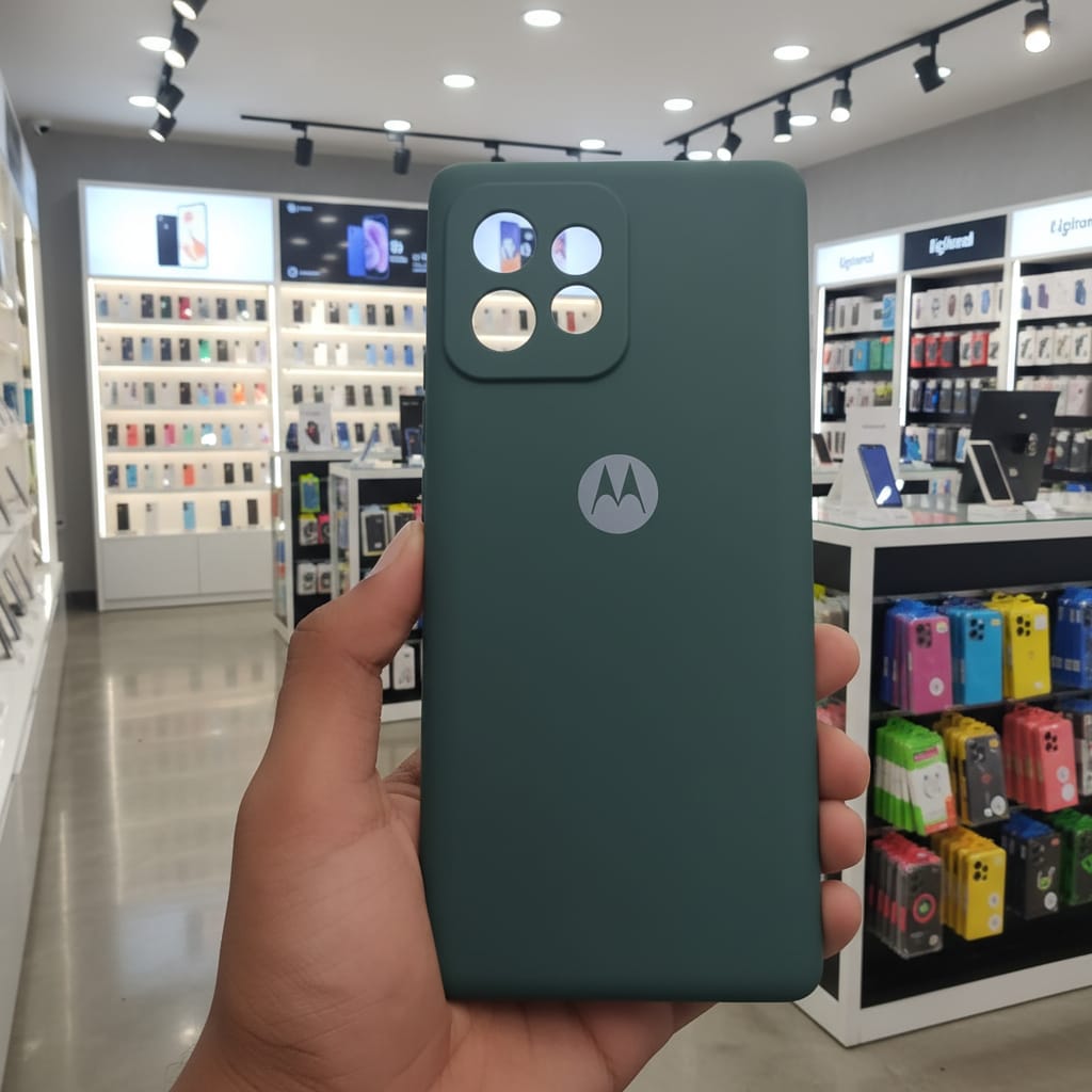 Brand Logo Phone Case For Moto Edge 40 Pro Back Cover Onezeros.in
