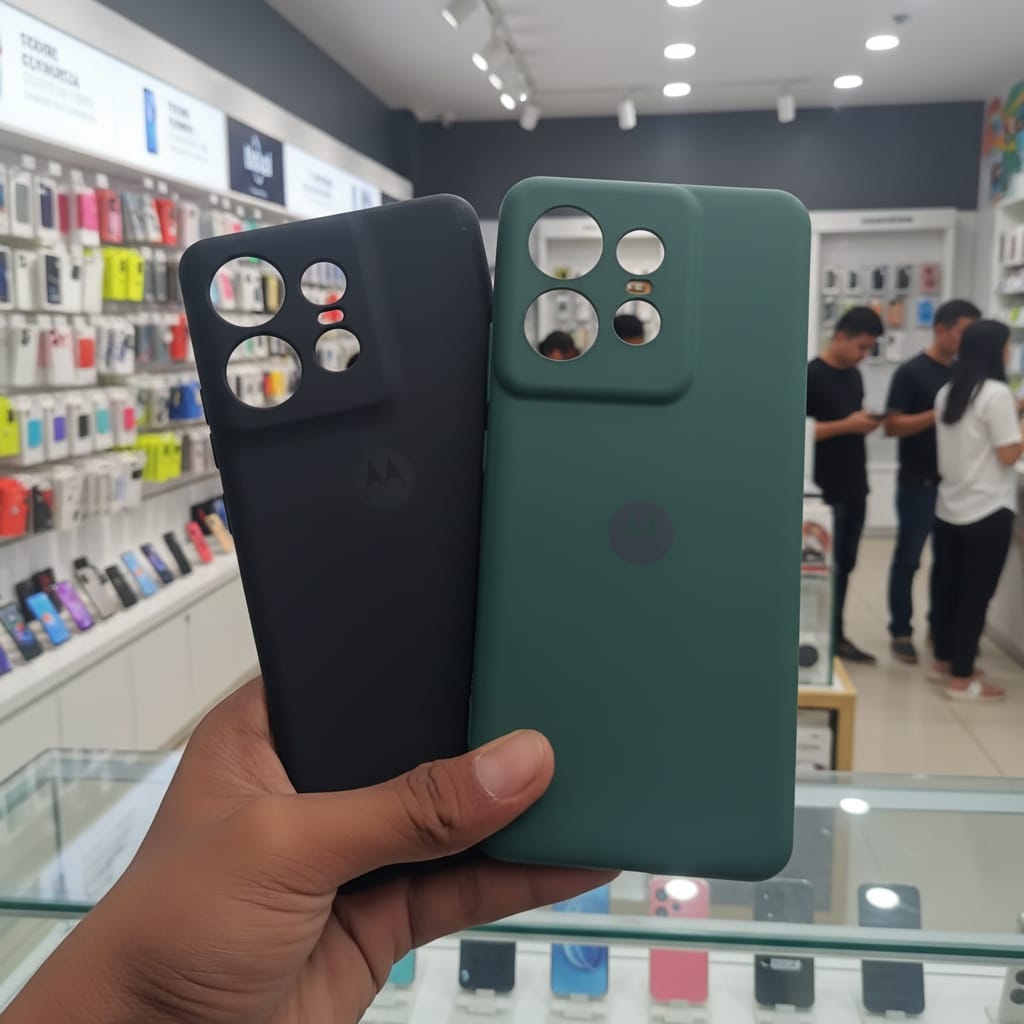 Brand Logo Phone Case For Moto Edge 50 Pro Back Cover Onezeros.in