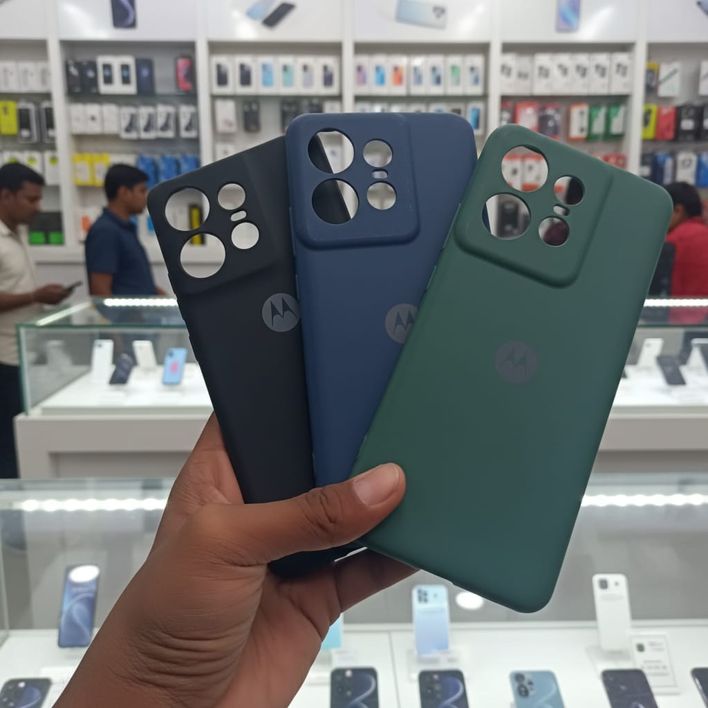 Brand Logo Phone Case For Moto Edge 50 Pro Back Cover Onezeros.in
