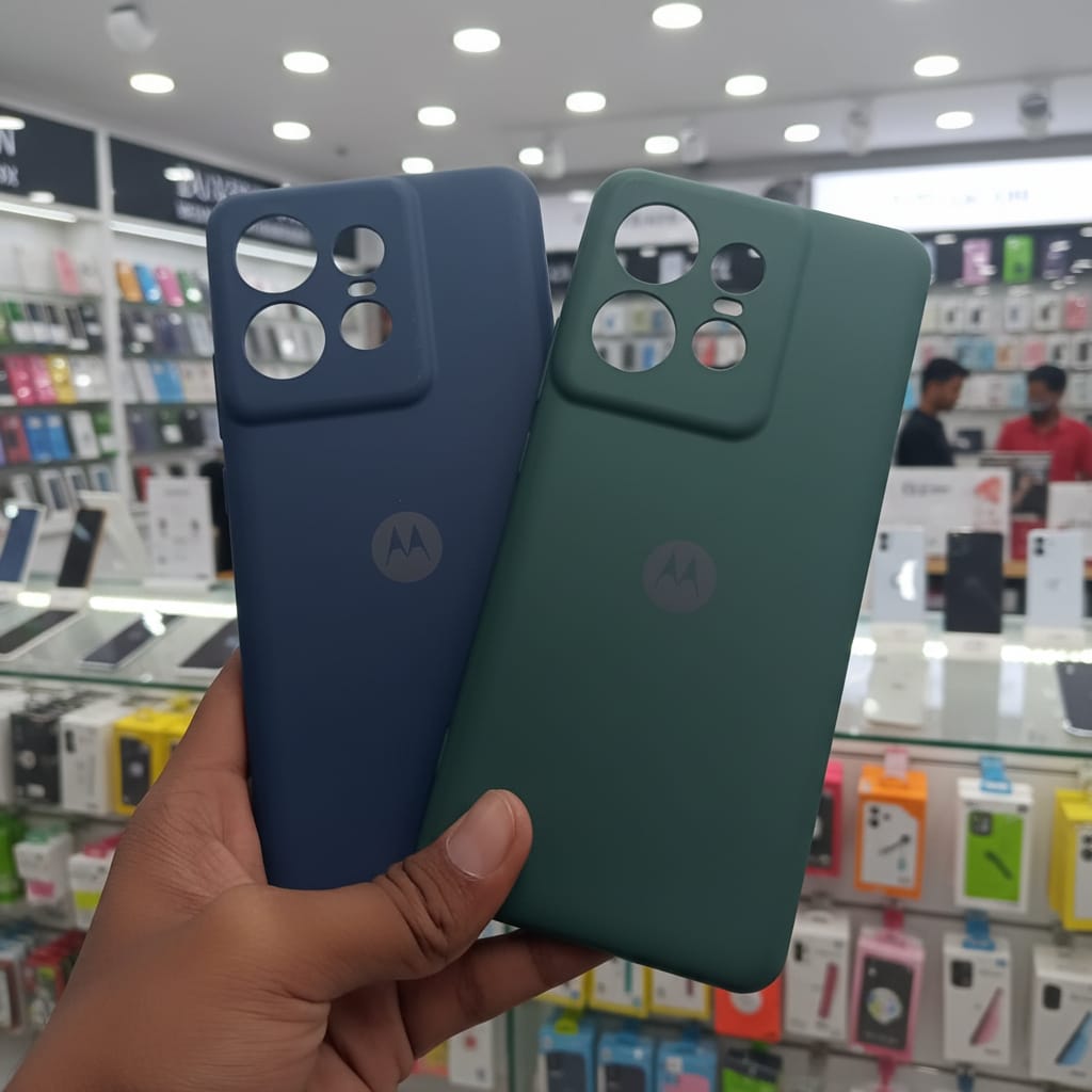 Brand Logo Phone Case For Moto Edge 50 Pro Back Cover Onezeros.in