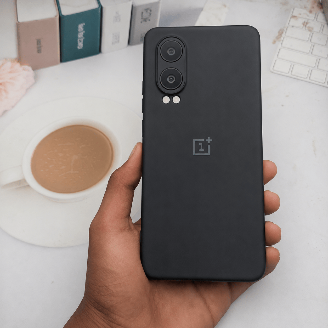 Brand Logo Phone Case For Oneplus Nord CE 4 Lite 5G Back Cover Black Onezeros.in