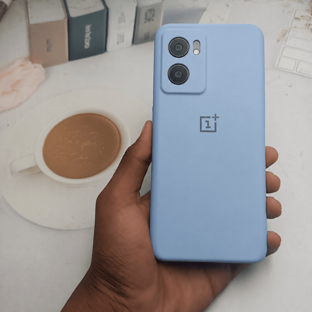 Brand Logo Phone Case For OnePlus Nord CE2 5G Back Cover Sky Blue Onezeros.in