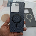 Carbon Fiber Megsafe Design Phone Case for Vivo T2 Pro Back Cover Black Onezeros.in