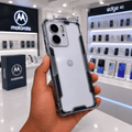 Clear Acrylic Transparent Phone Cover For Moto Edge 40 Back Case Black Onezeros.in