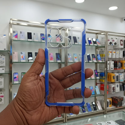 Clear Acrylic Transparent Phone Cover For OnePlus 10 Pro Back Case Blue Onezeros.in