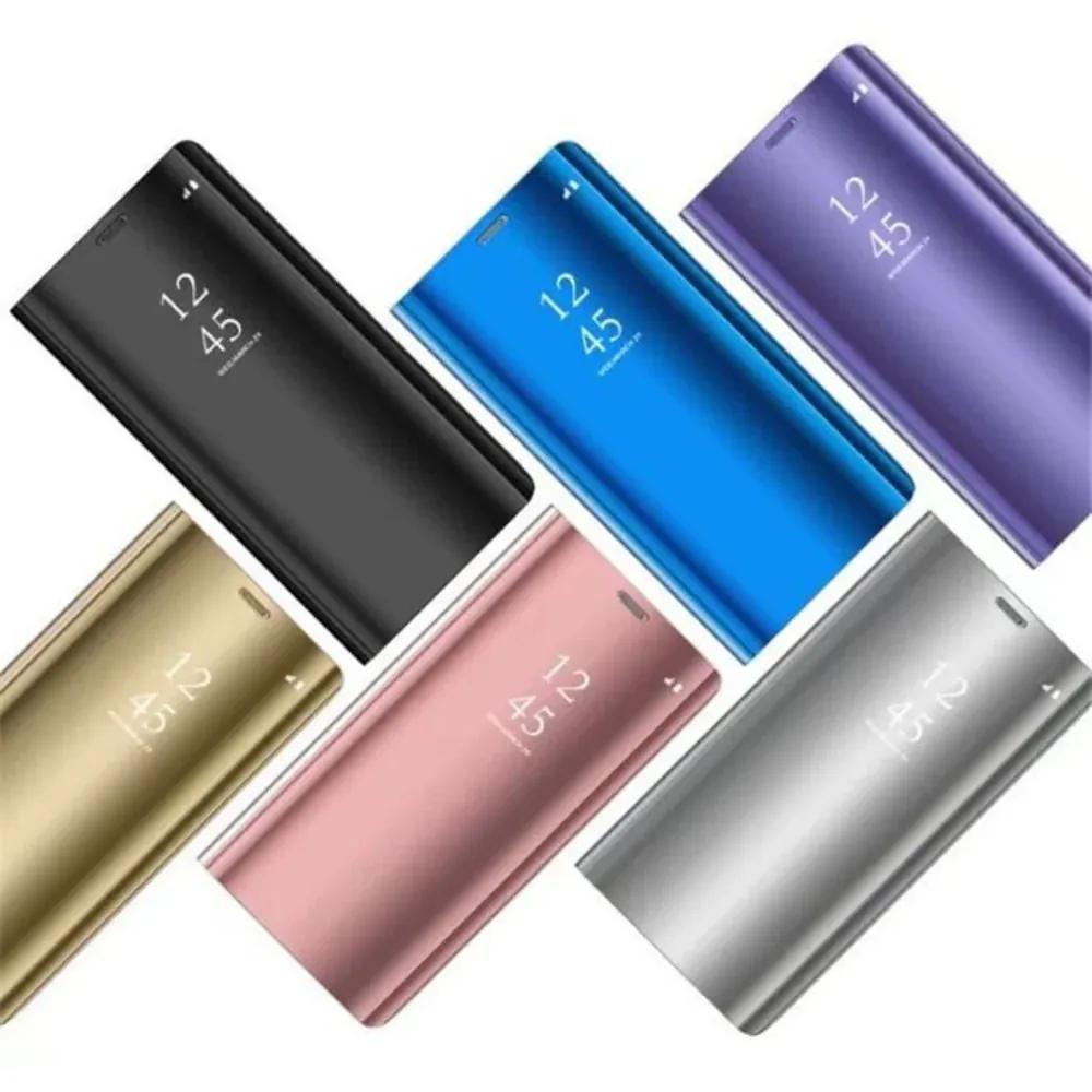 Clear View Standing Flip Cover For OPPO A5 2020 Onezeros.in