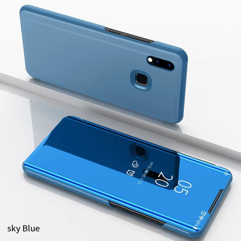 Clear View Standing Flip Cover For Vivo Y95 Onezeros.in
