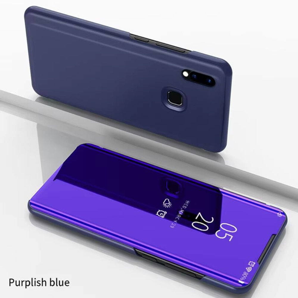 Clear View Standing Flip Cover For Vivo Y95 Onezeros.in