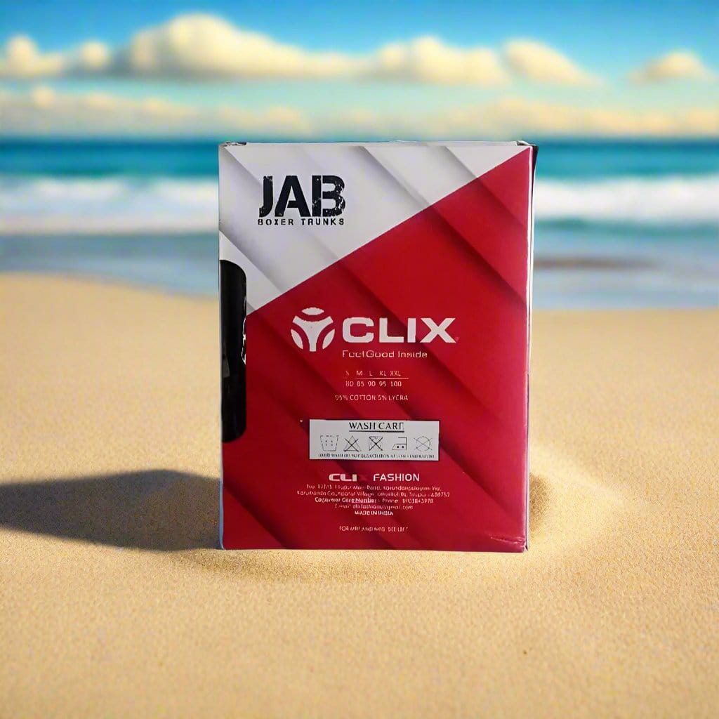 CLIX JAB Boxer Trunks Briefs For Men- Assorted Colors Printed Pattern Onezeros.in