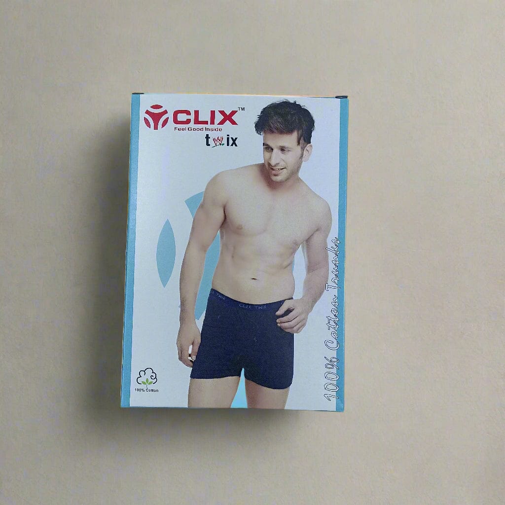CLIX Twix Trunks For Men Underwear with Pocket (Pack of 3) Onezeros.in