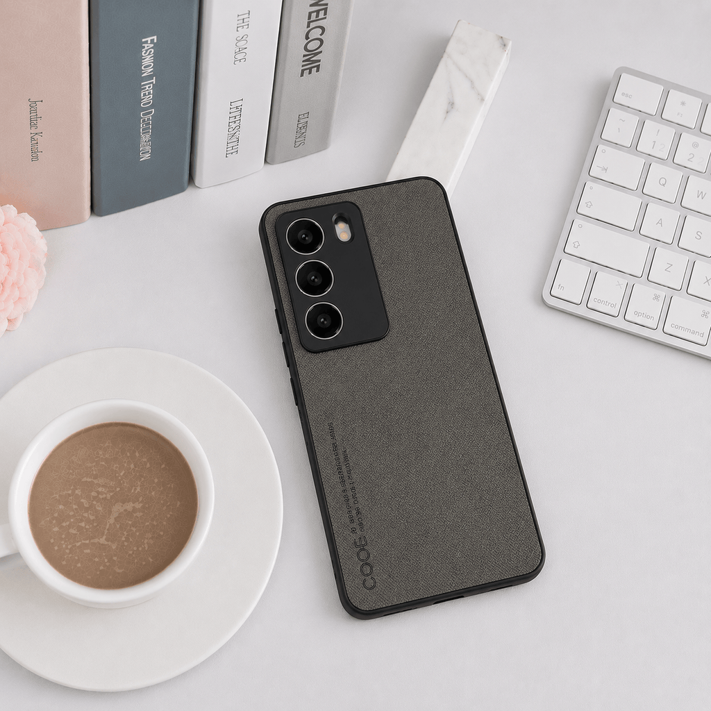 CODE Logo Phone Case for Vivo Y200 5G Mobile Cover Grey Onezeros.in