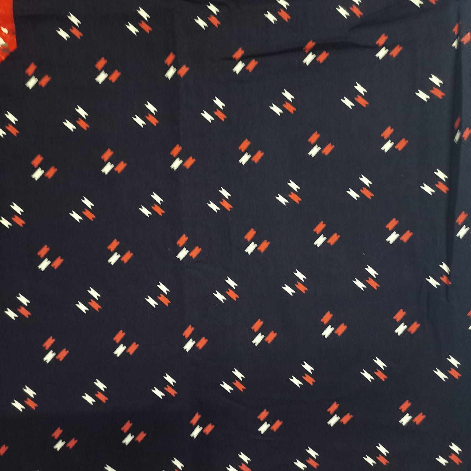 Coffe Brown With Red Geometric Pattern Nighty Onezeros.in