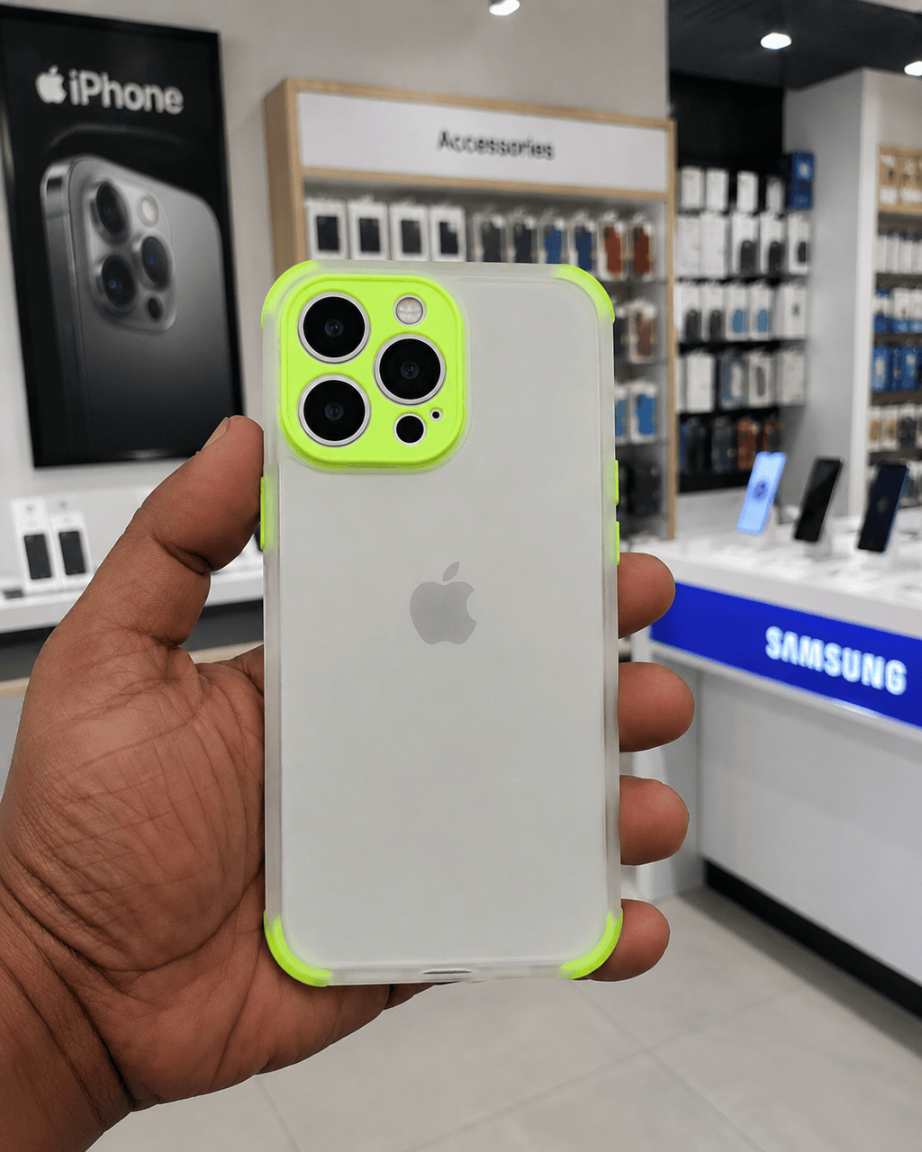 Colorful Camera Lens Protect Transparent Phone Case for iPhone 13 Pro Onezeros.in