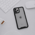 Electroplating Camera Frame Cell Phone Case for iPhone 11 Pro Back Cover Black Onezeros.in