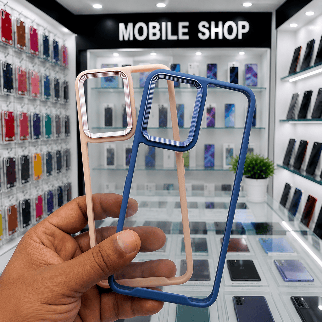 Electroplating Camera Frame Cell Phone Case for Realme 9 Pro Back Cover Onezeros.in