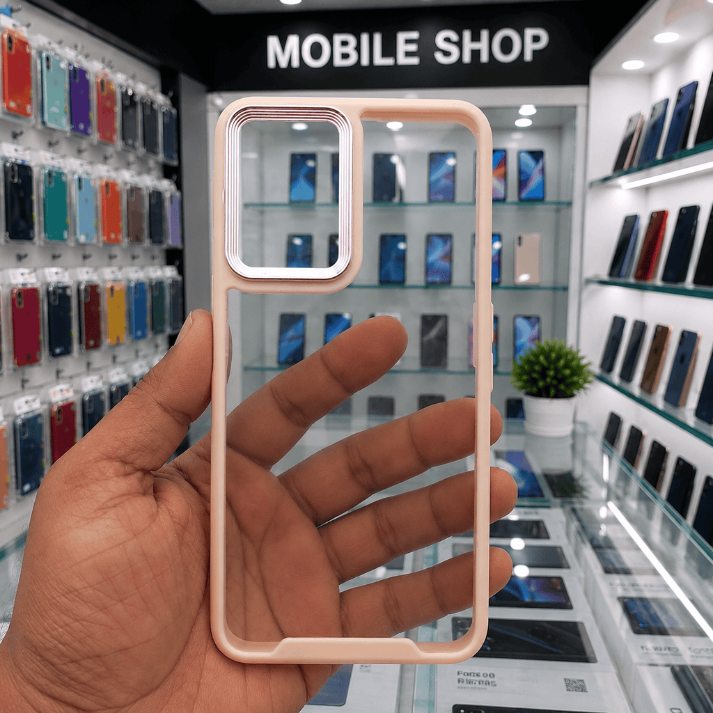 Electroplating Camera Frame Cell Phone Case for Realme 9 Pro Back Cover Onezeros.in