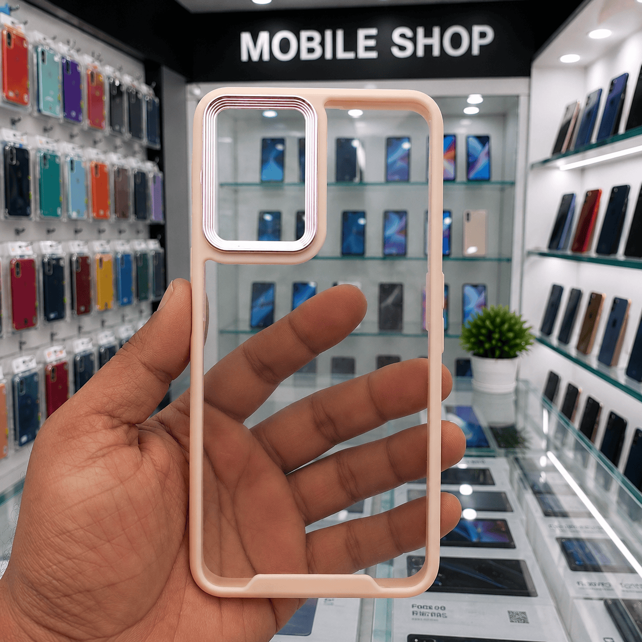 Electroplating Camera Frame Cell Phone Case for Realme 9 Pro Back Cover Onezeros.in