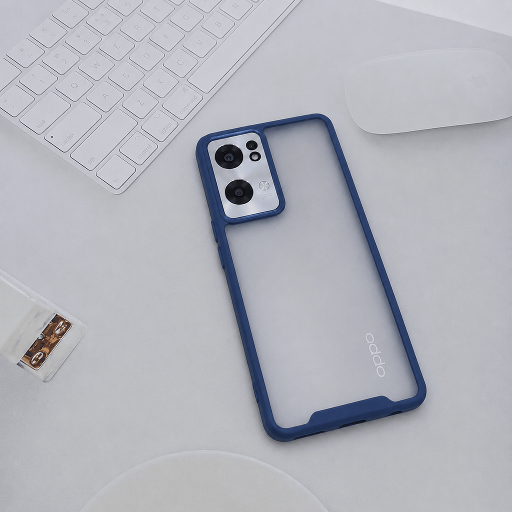Electroplating Camera Frame Cell Phone Case for Reno 7 Pro 5G Back Cover Onezeros.in