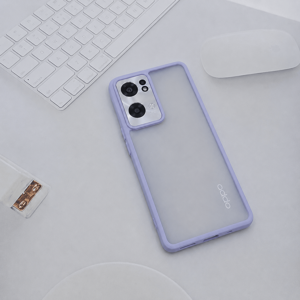 Electroplating Camera Frame Cell Phone Case for Reno 7 Pro 5G Back Cover Onezeros.in
