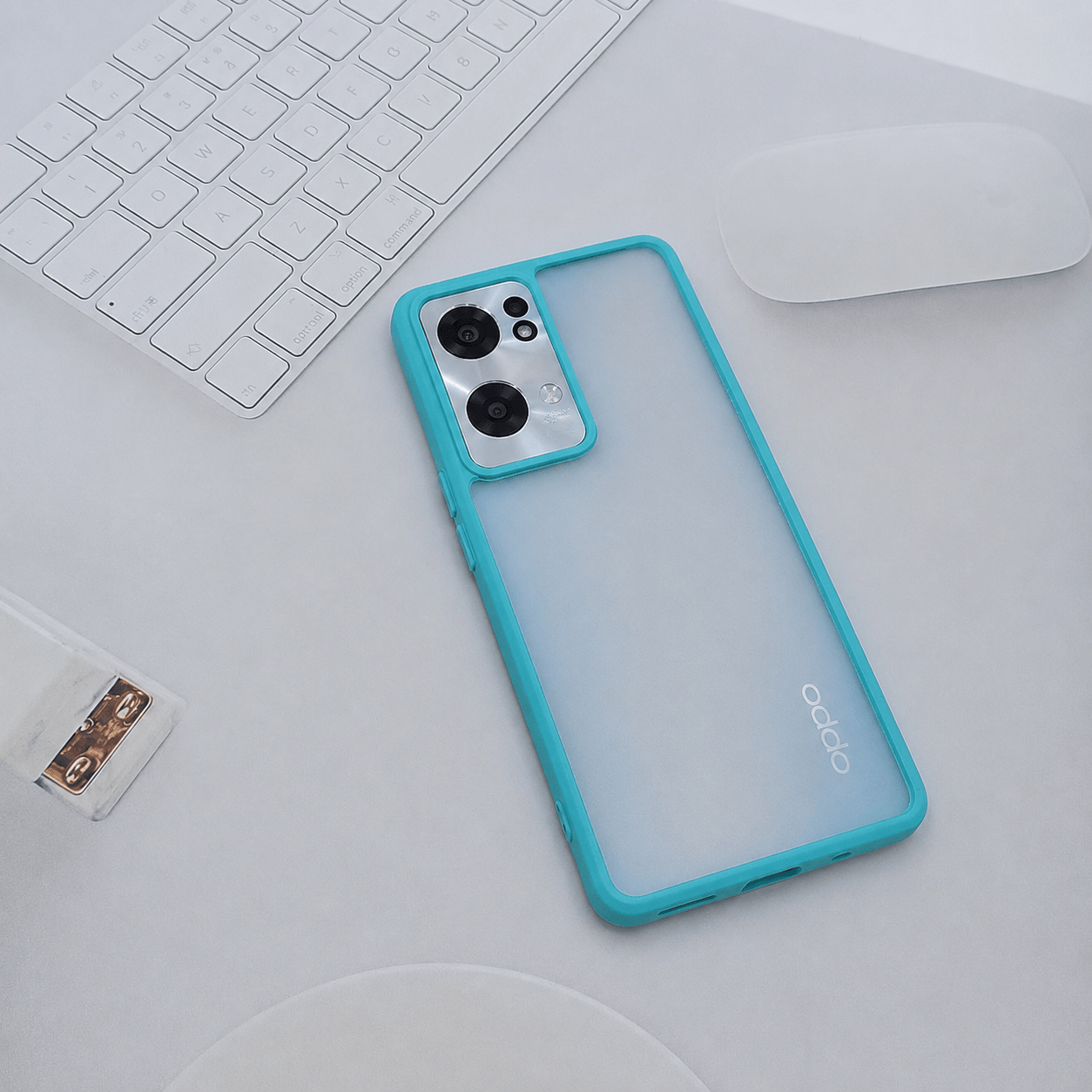 Electroplating Camera Frame Cell Phone Case for Reno 7 Pro 5G Back Cover Onezeros.in