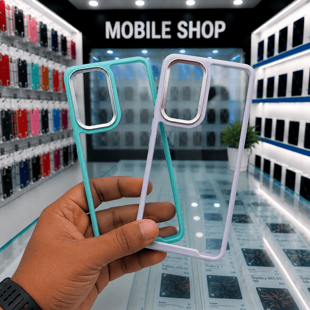 Electroplating Camera Frame Cell Phone Case for Samsung A53 5G Back Cover Onezeros.in