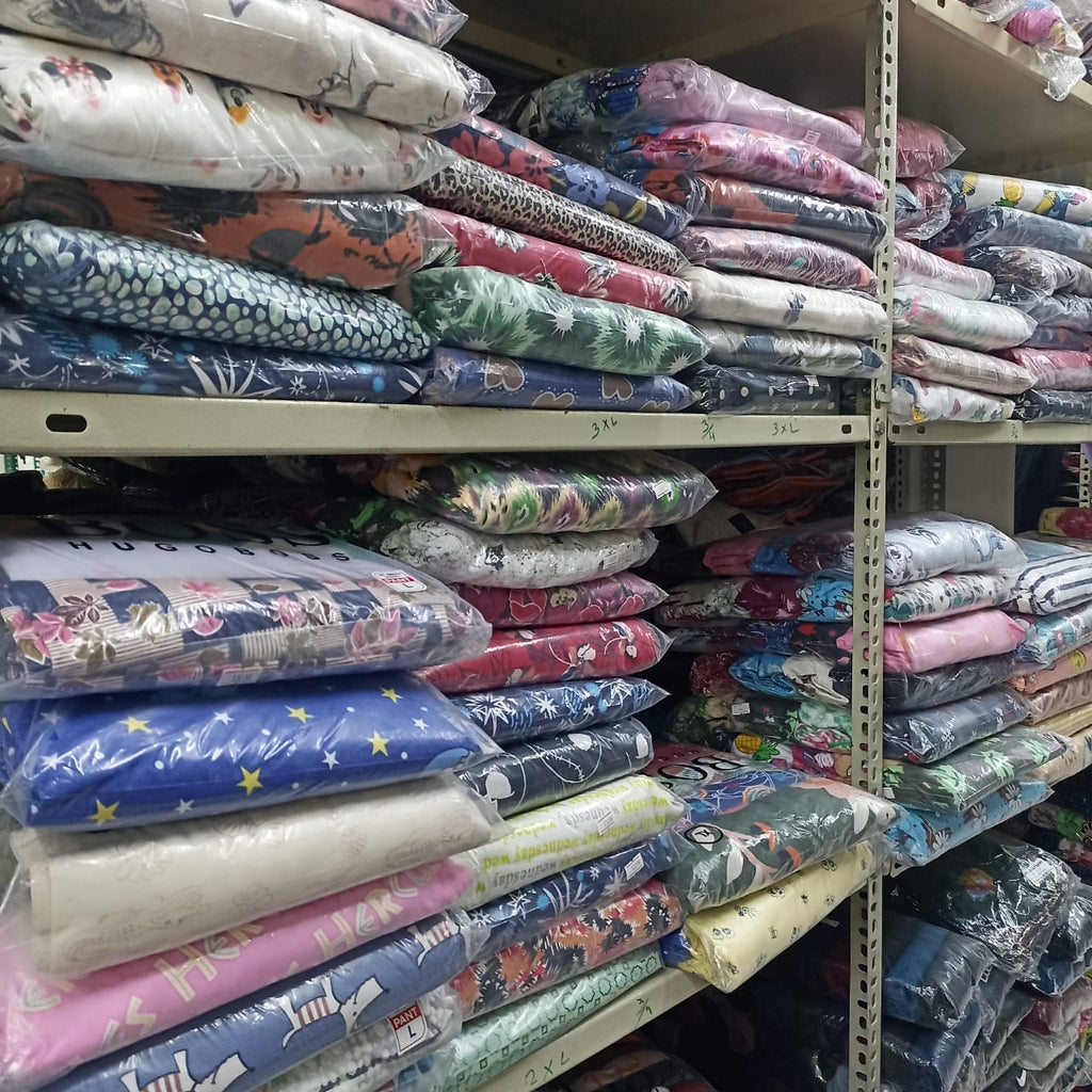 Floral Print Pure Cotton Capri 3/4 pant for Girl (Pack Of 5) Onezeros.in