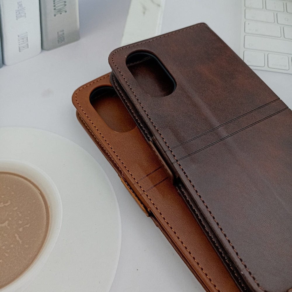 Hi Case Life Style Leather flip Cover for OPPO A17 Phone Case Onezeros.in