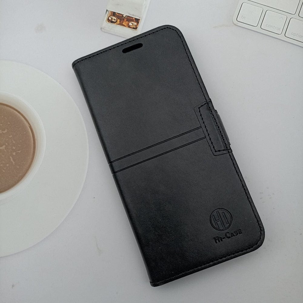 Hi Case Life Style Leather flip Cover for OPPO A17 Phone Case Black Onezeros.in