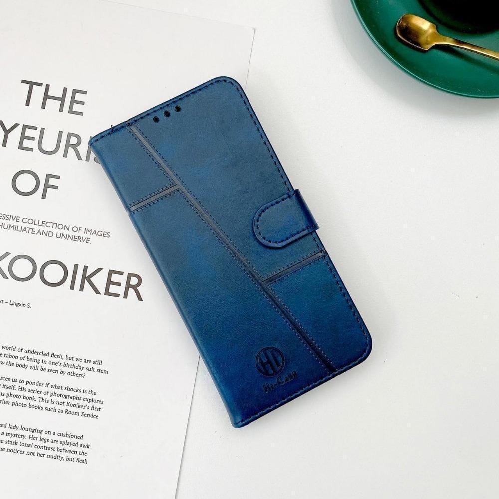 Hi Case Neo Leather Flip Cover for Honor 7A Phone Case Blue Onezeros.in