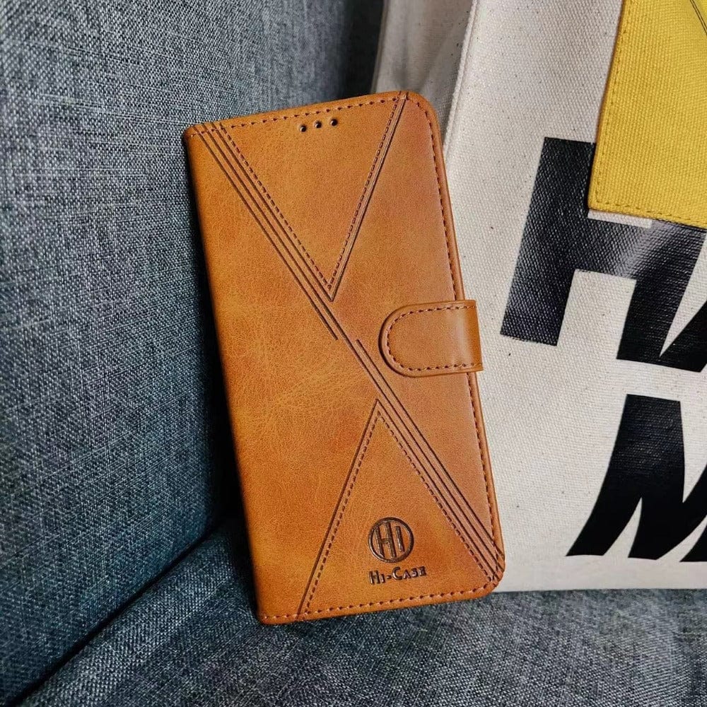 Hi Case Neo Leather Flip Cover for Vivo Y22 Phone Case Alloy orange Onezeros.in