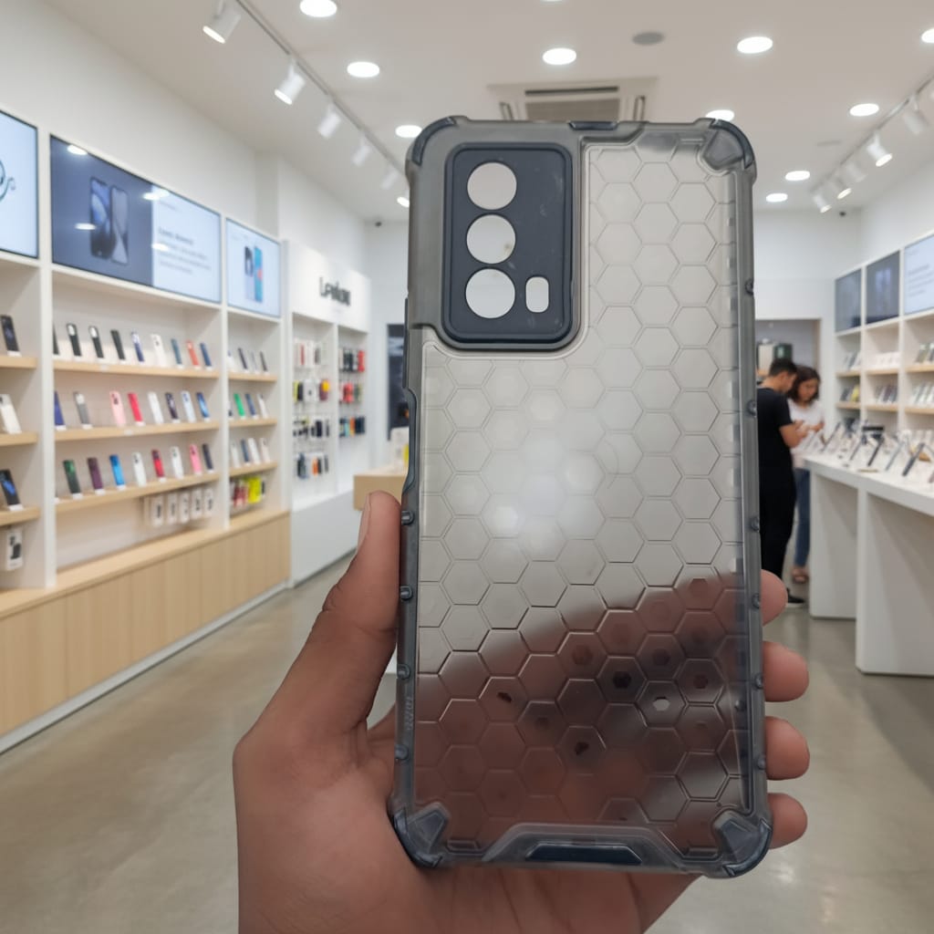 Honeycomb Design Phone Case for iQOO Z5 5G Back Cover Onezeros.in