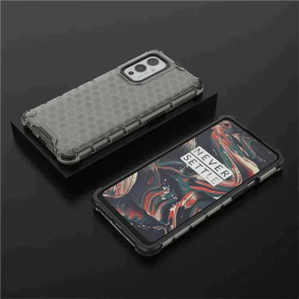Honeycomb Design Phone Case for iQOO Z5 5G Grey Onezeros.in