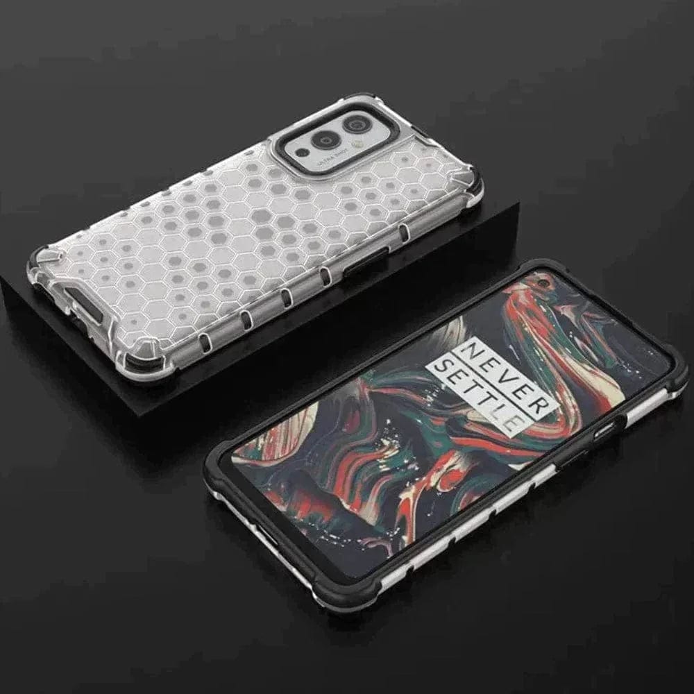 Honeycomb Design Phone Case for iQOO Z5 5G White Onezeros.in