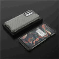 Honeycomb Design Phone Case for Reno 11 Pro 5G Back Cover Grey Onezeros.in
