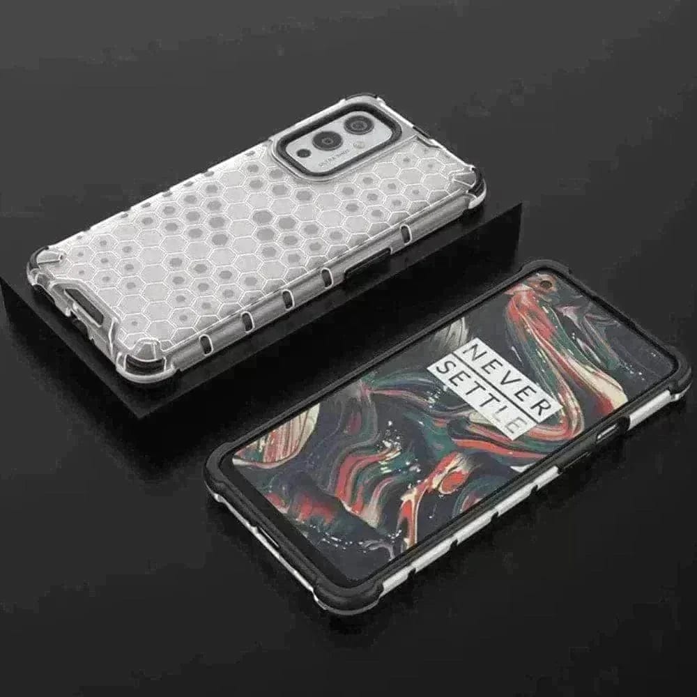 Honeycomb Design Phone Case for Reno 11 Pro 5G Back Cover White Onezeros.in